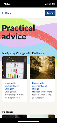 UNHCR Wellbeing Screen 3