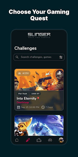 Slinger: Compete, Earn Rewards Screen 2