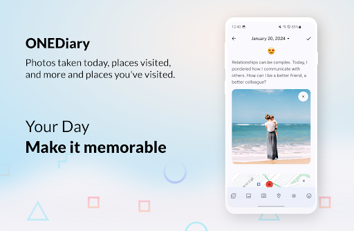 Android application ONEDiary - Your Daily Journal screenshort