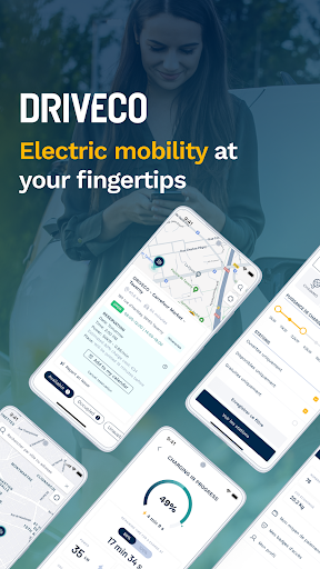 Android application DRIVECO - EV charging screenshort