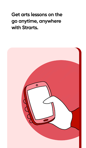 Android application Strarts Courses screenshort