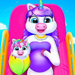 Icon image Unicorn Mommy Babysitter Game