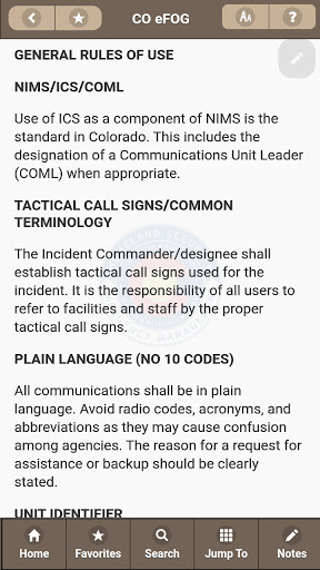 CO eFOG Screen 3