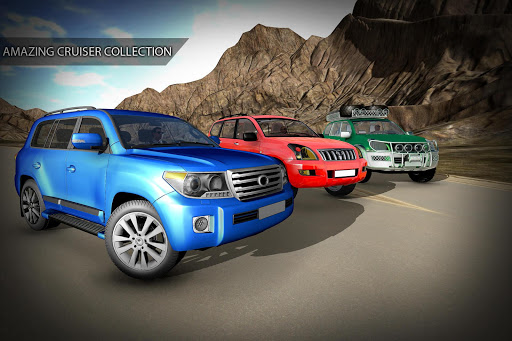 Android application luxury land Cruiser racing screenshort