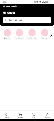 Android application Mint & Needle screenshort