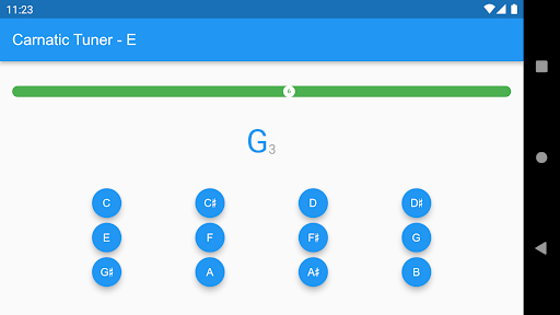 Carnatic Tuner Screen 3
