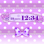 Cover Image of ダウンロード Purple polka dot Wallpaper  APK