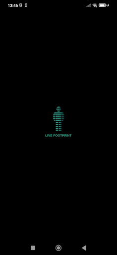 Android application Live Footprint screenshort
