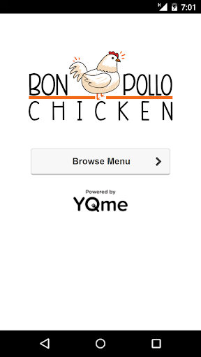 Android application Bon Pollo Chicken screenshort