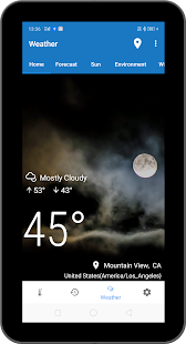Room Temperature Thermometer Screenshot