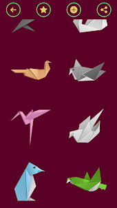 Origami chim từ giấy