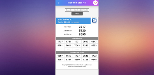 4D Live Draw Results Apps on Google Play