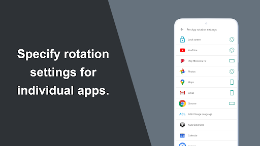 Rotation Control Pro - Personalization - apps