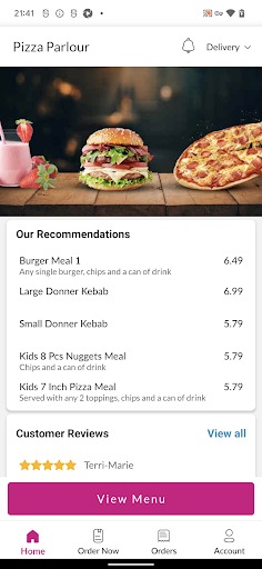Pizza Parlour Screen 2