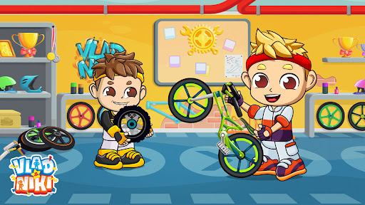 Vlad & Niki: Kids Bike Racing apkpoly screenshots 9
