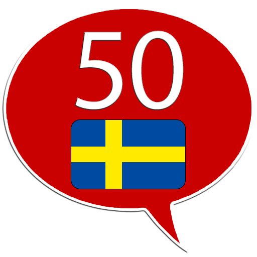 Learn Swedish - 50 languages logo
