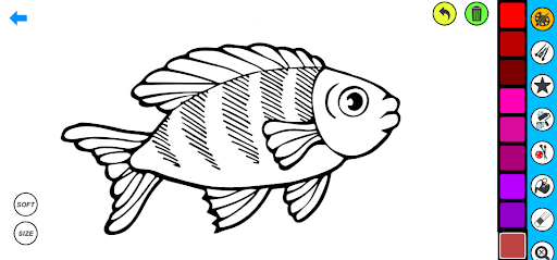 Android application Ikan Empang Coloring screenshort