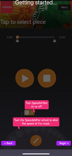Clarinet Practice Partner Screen 2