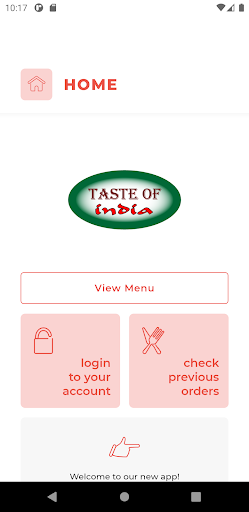 Android application Taste of India KA12 screenshort
