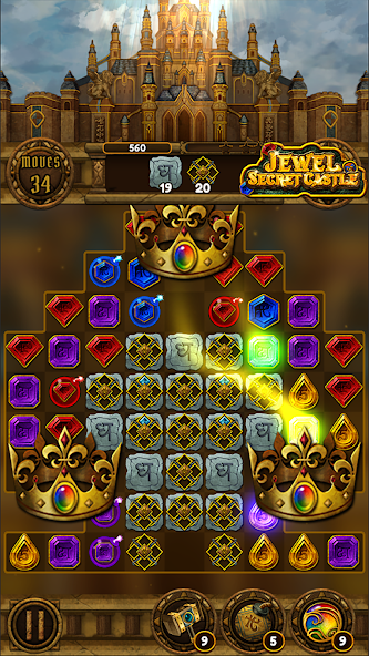 Jewel Secret Castle: Match 3 banner
