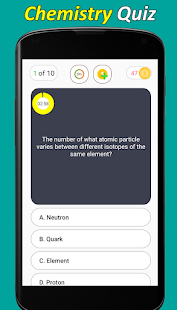 Science quiz Screenshot