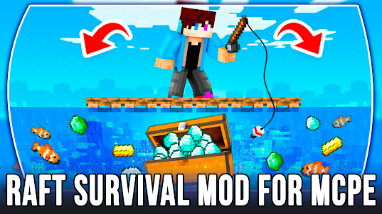 Mod Map Raft Survival for MCPE