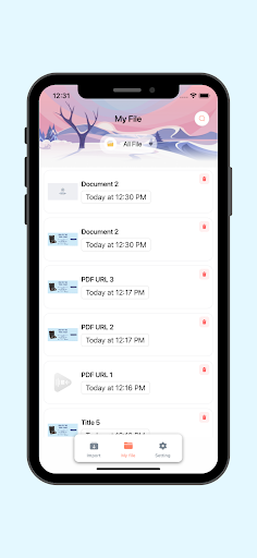 Android application Audio Books Maker screenshort