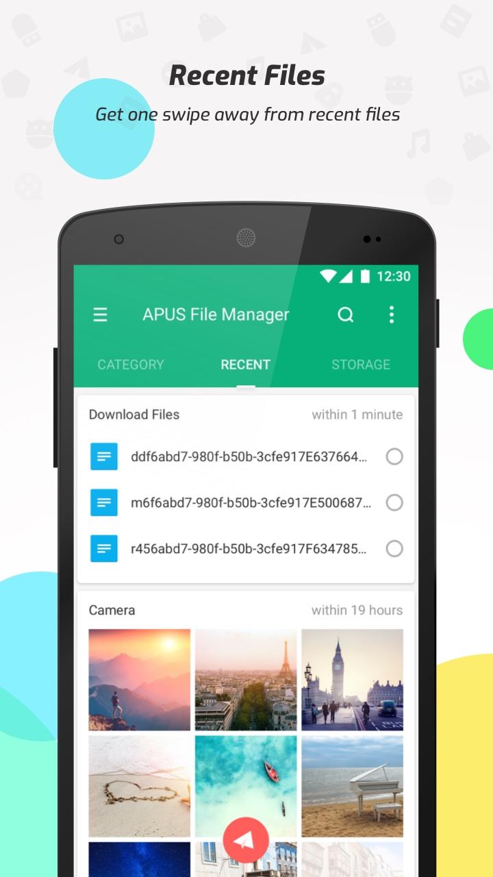 Android application APUS File Manager (Explorer) screenshort