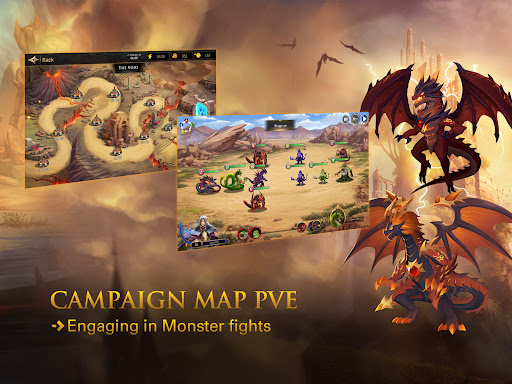 Screenshot of Dragon War: Land of Battles