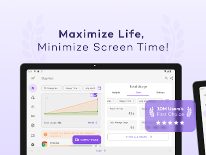 Screen Time - StayFree Screenshot