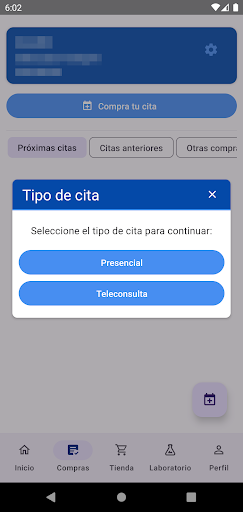 Clinica Gonzalez APP Screen 2