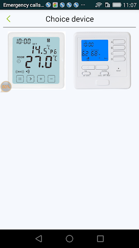 Android application SmartTherm screenshort
