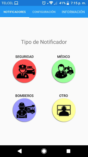 Notificar y Proteger Screen 2