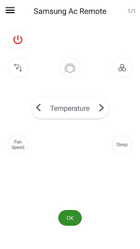 Screenshot of AC Remote Control