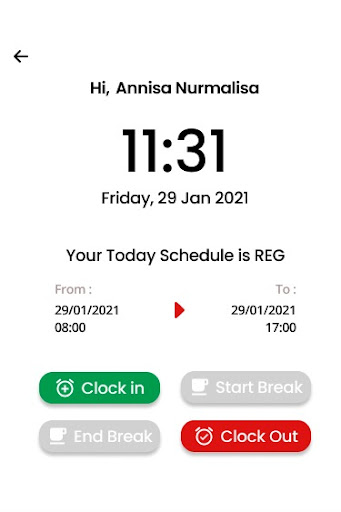 Android application Zemangat KiosK screenshort