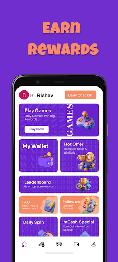 mCash: Daily Rewards Screen 3