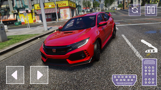 Driving Honda Civic Simulator