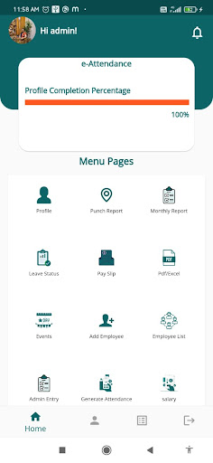 e_Attendance Screen 2
