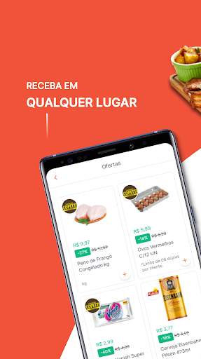 Android application Ristore Delivery de Comida e M screenshort