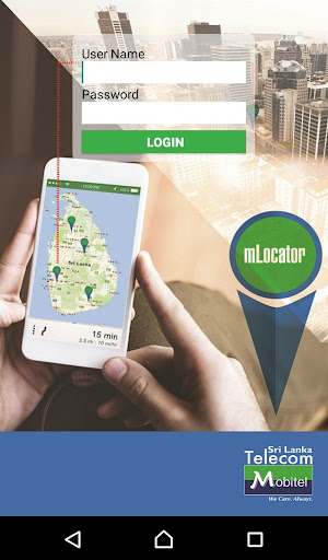 Android application mLocator screenshort