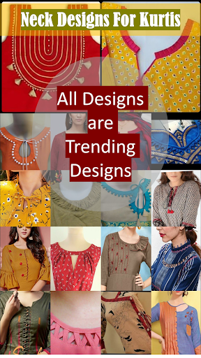 Android application Fancy Kurti Neck Designs 2022 screenshort