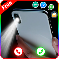 Flash alert on call and sms: Flashlight alert