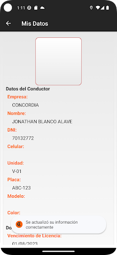 CONCORDIA CONDUCTOR Screen 3