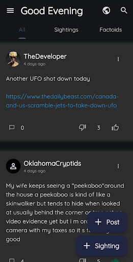 ParaSight - UFOs and More Screen 3