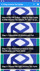 E Filing Income Tax Guide