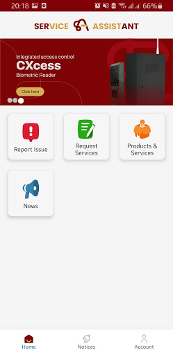 Service Assistant Screen 2
