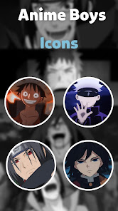 Captura de Pantalla 1 Anime Boys Icons android