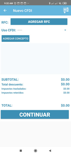 Android application Misfacturas.net app screenshort