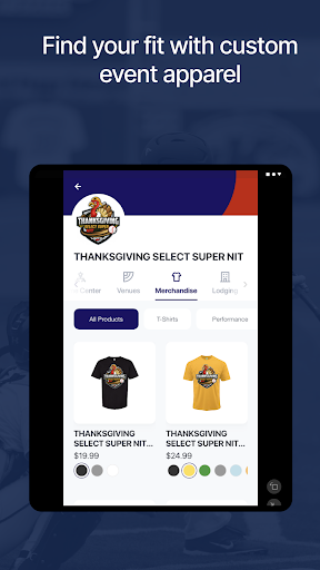 Screenshot of USSSA