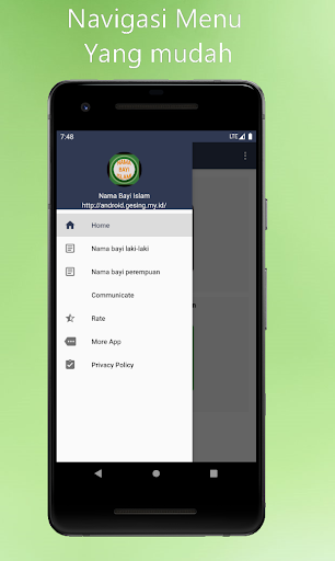 Android application Nama Bayi Islam dan Maknanya screenshort